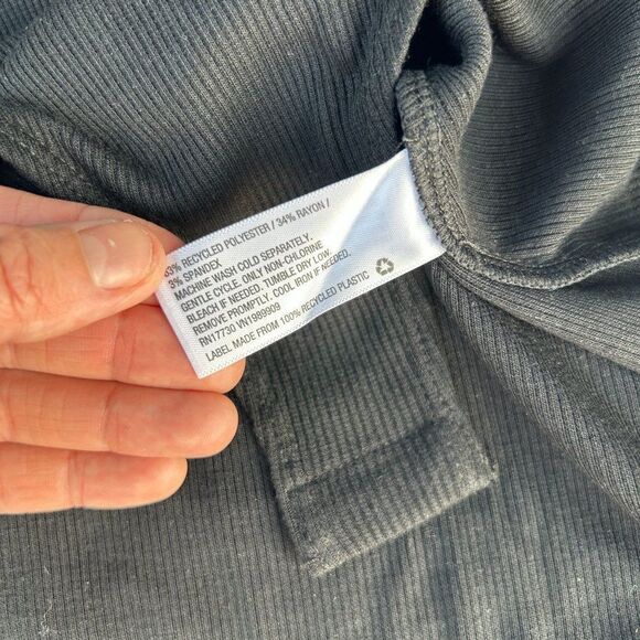 Future Collective by Kahlana Barfield Brown XS Black One Piece Long Sleeve Bodys - Picture 5 of 7